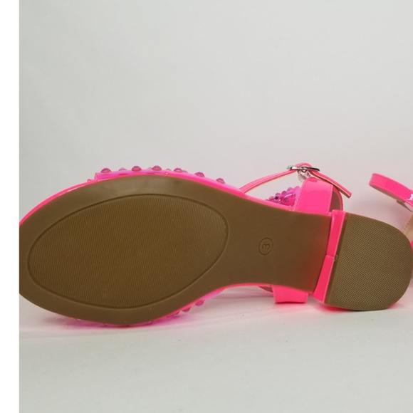 INC International Concepts Big Girls Vida Round Toe Dress Sandal Size 3 Pink NWT - Picture 8 of 9